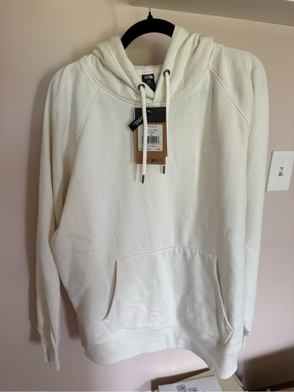 The North Face Men’s Hoodie - Cream/Off-White